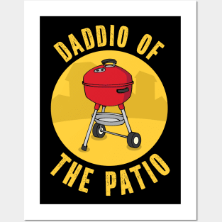 Daddio of the Patio Funny Grill, Grilling and Smoking Posters and Art